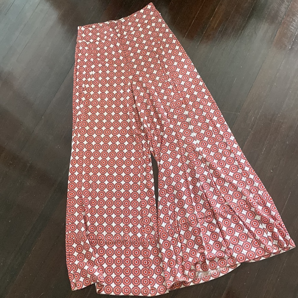 Farm Rio/ Anthropologie Wide Leg pants Sz S - Picture 2 of 4
